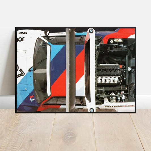 1980 BMW M1 Racecar - Retro Car Prints