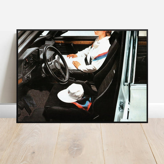 1980 BMW M535i Interior - Retro Car Prints