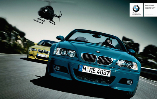 BMW E46 Phoenix Yellow Helicopter