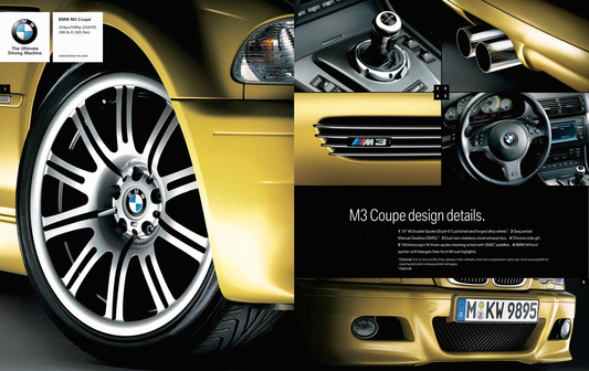 BMW E46 Phoenix Yellow Collage