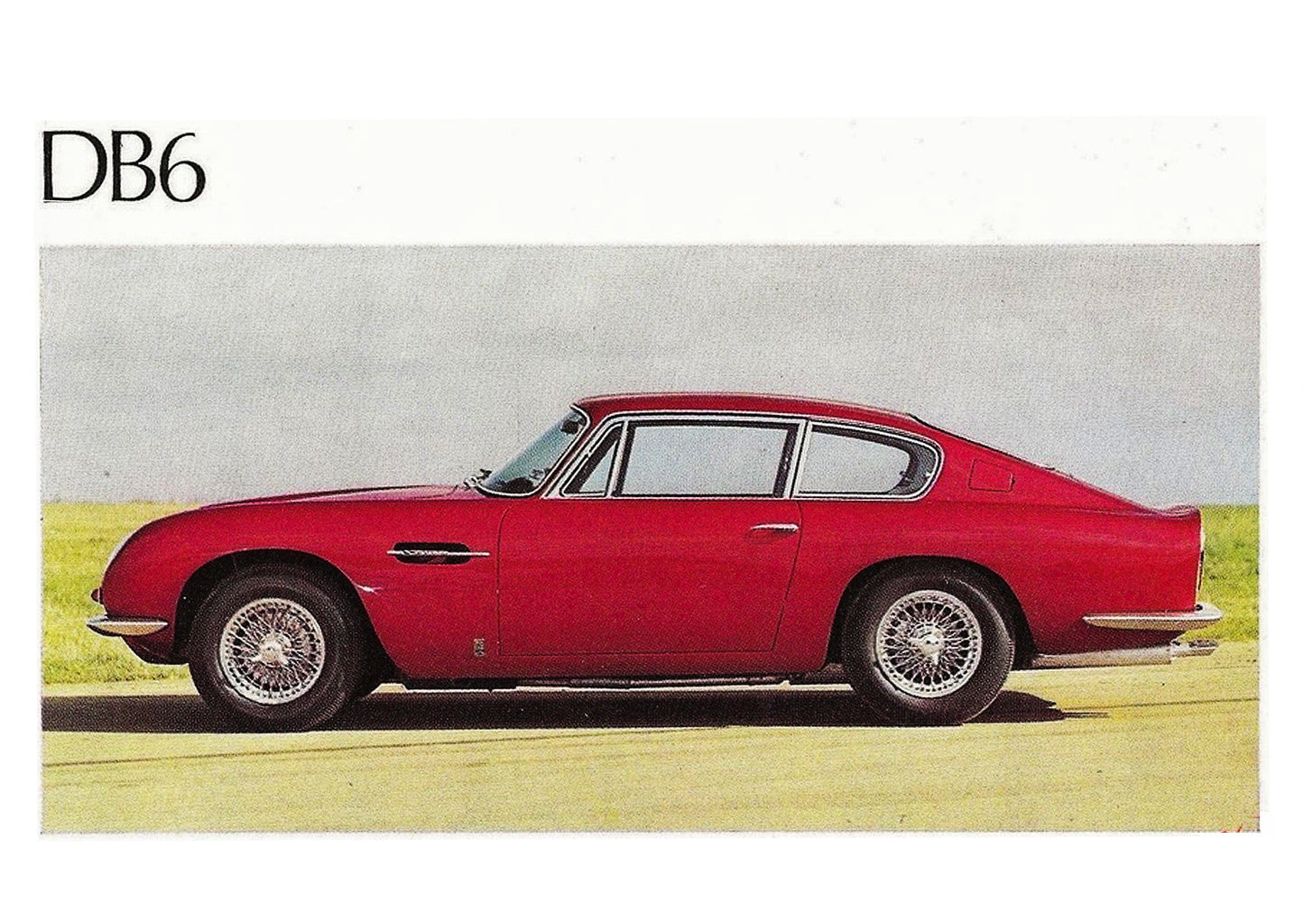 Aston Martin DB6 Red Coupe