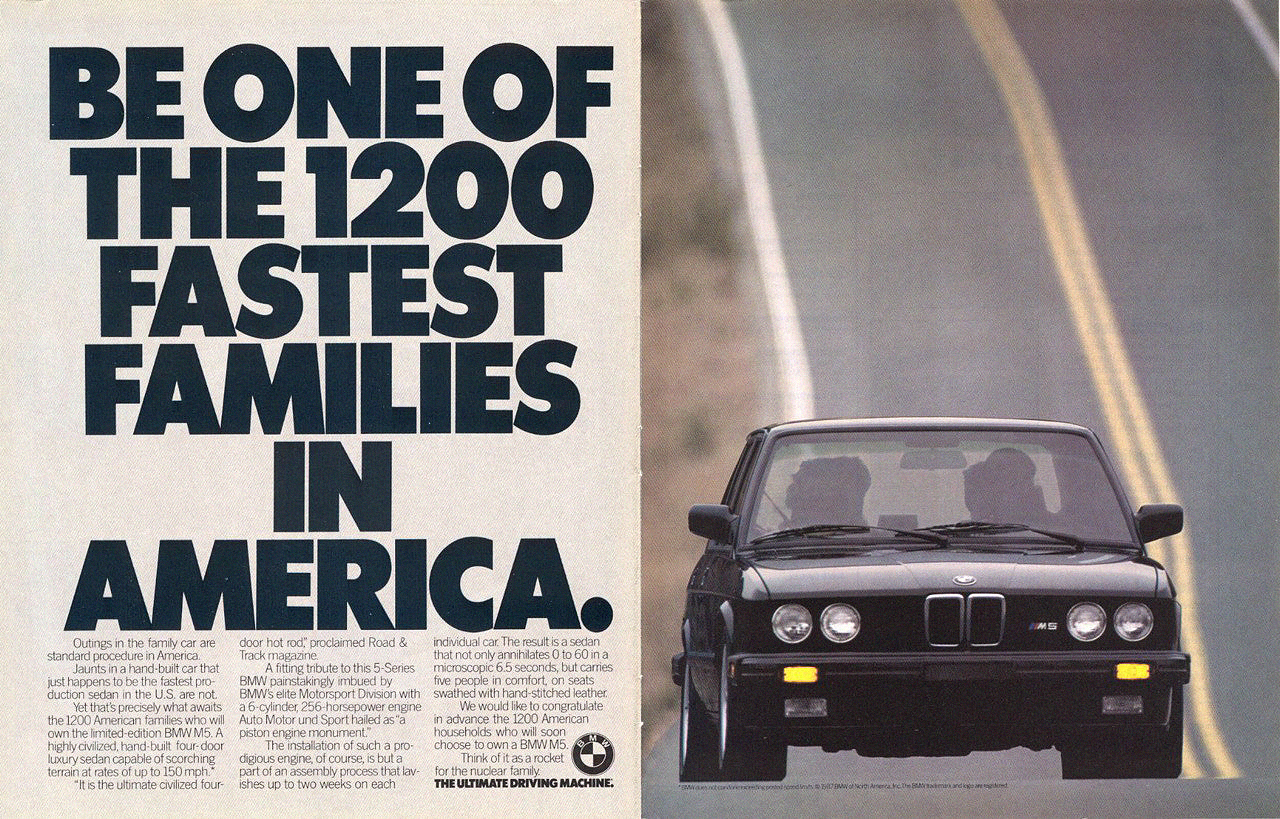 BMW E28 M5 Fastest Families