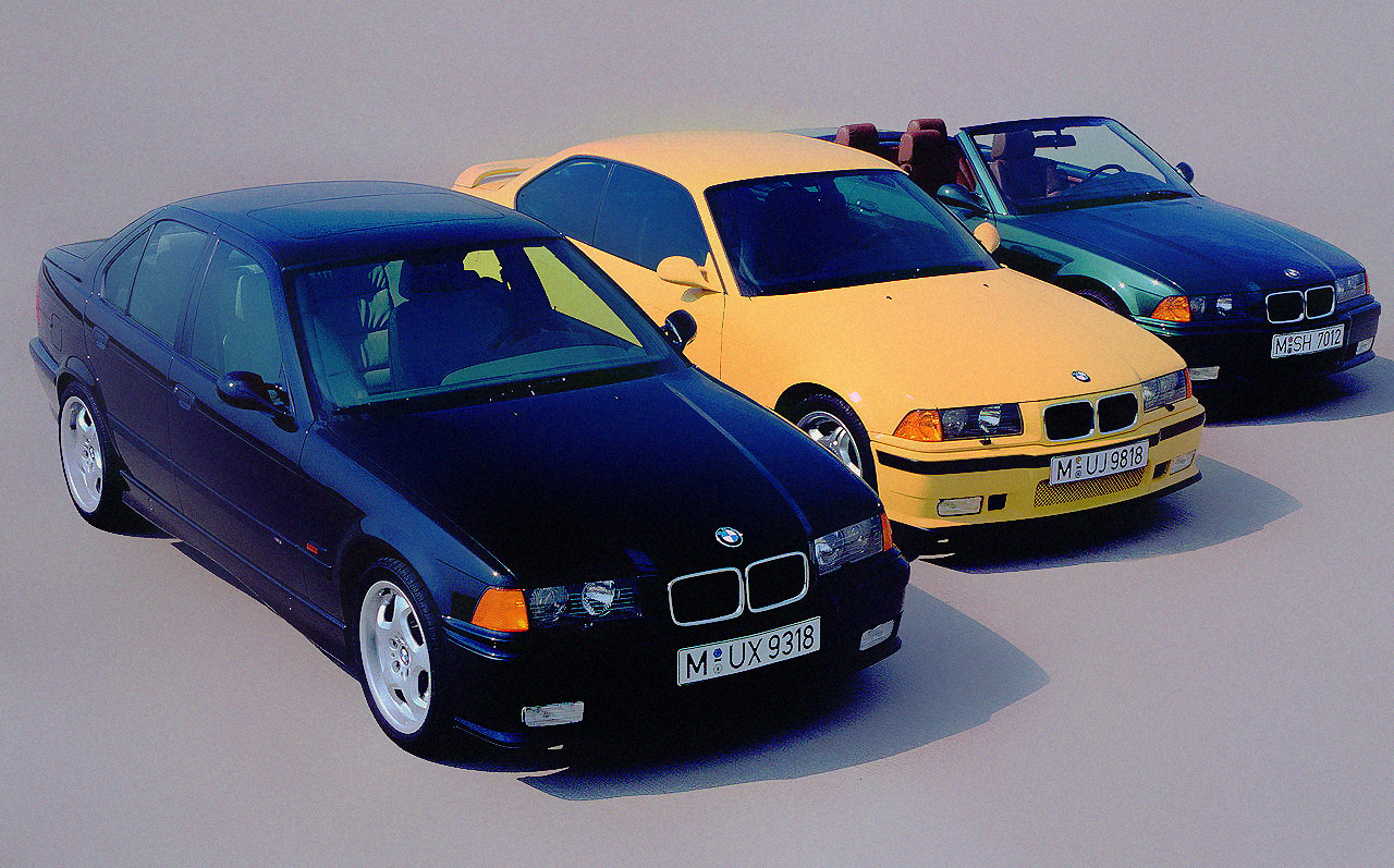 BMW E36 M3 Lineup