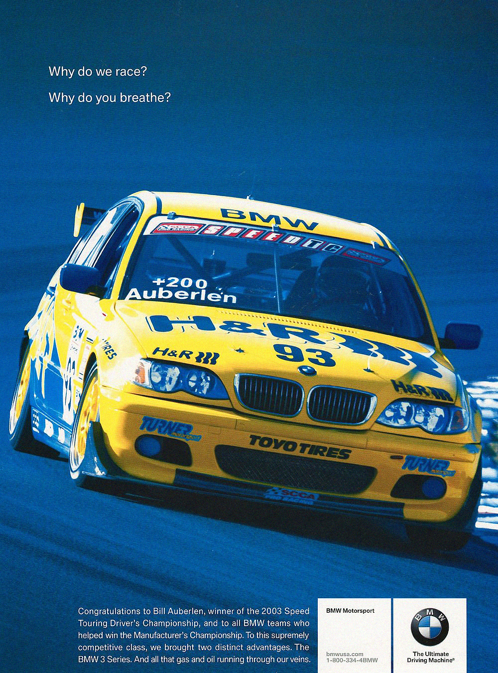 BMW E46 Why Do We Race?