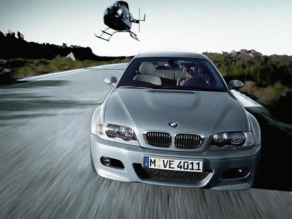 BMW E46 M3 Helicopter