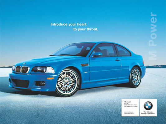 BMW E46 M3 Laguna Seca Blue