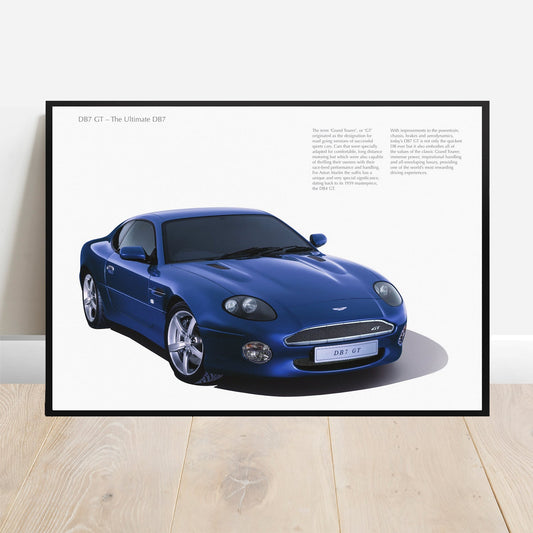 Aston Martin DB7 - Retro Car Prints