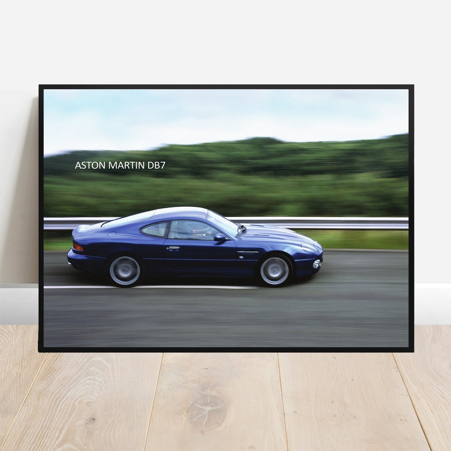 Aston Martin DB7 Motion - Retro Car Prints