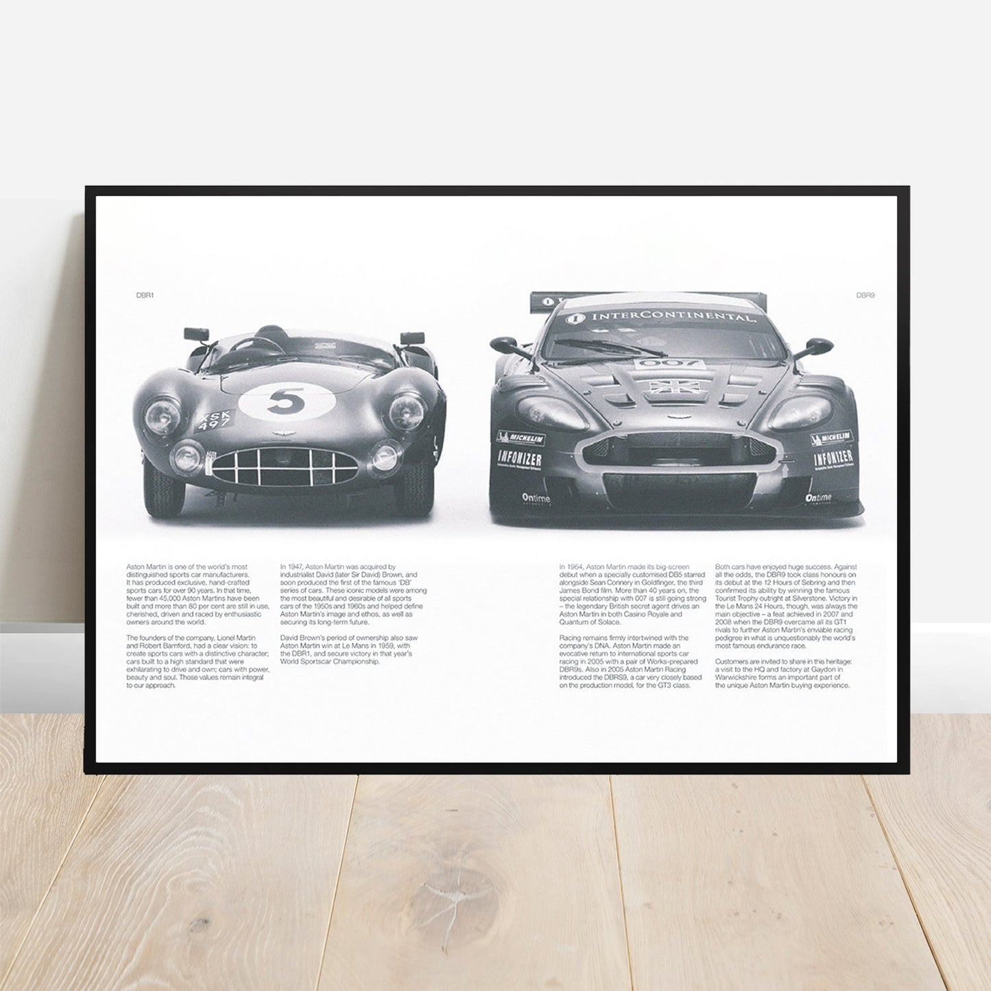 Aston Martin DBR9 - Retro Car Prints