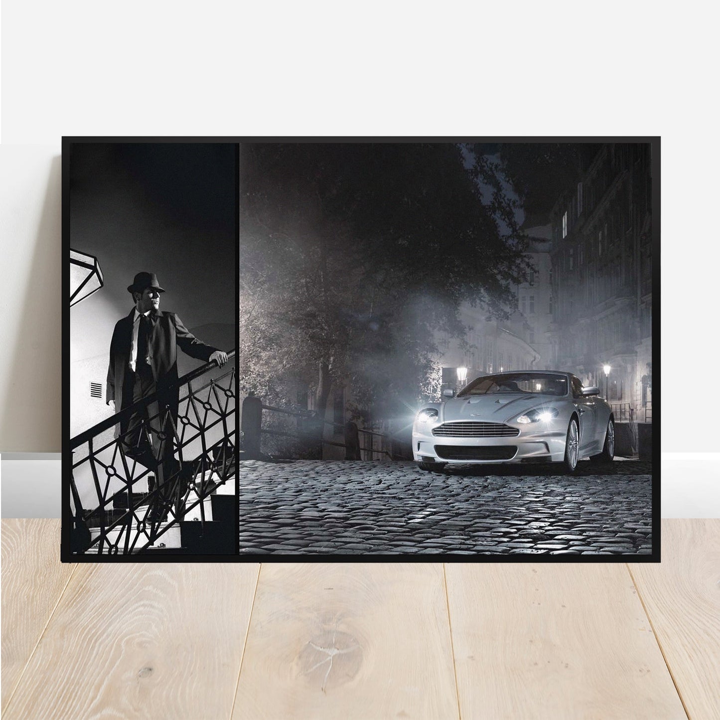 Aston Martin DBS - Retro Car Prints