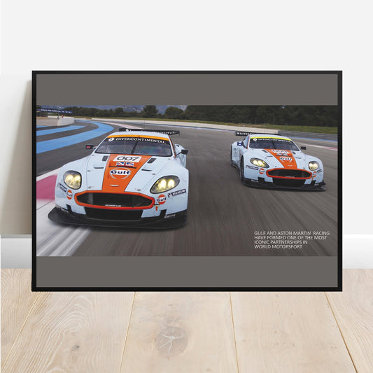 Aston Martin Vantage GT2 - Retro Car Prints