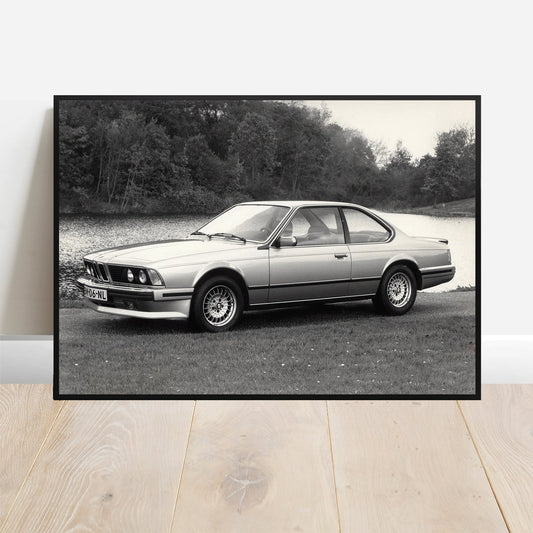 BMW 6 Series - Retro Car Prints