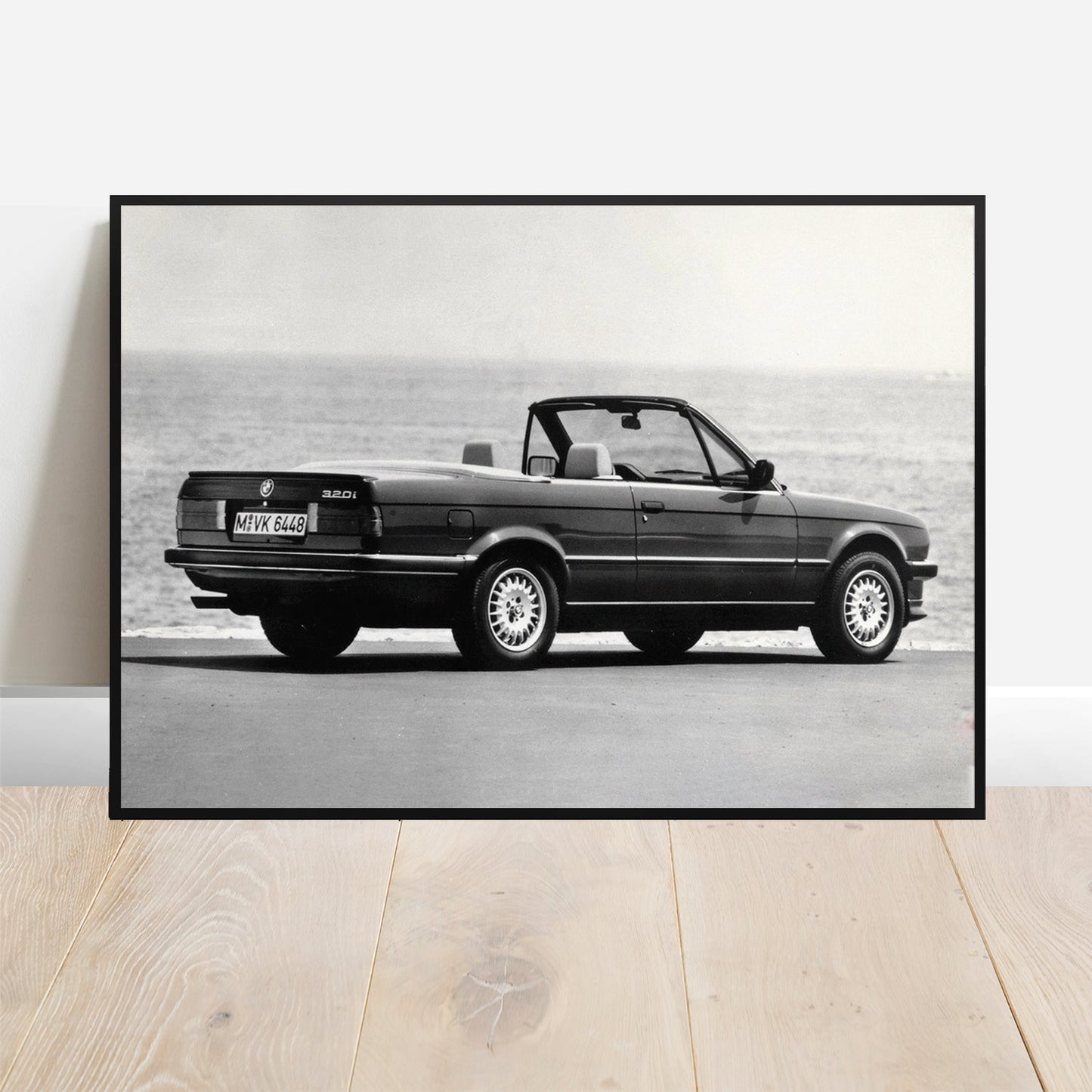 BMW E30 Convertible - Retro Car Prints