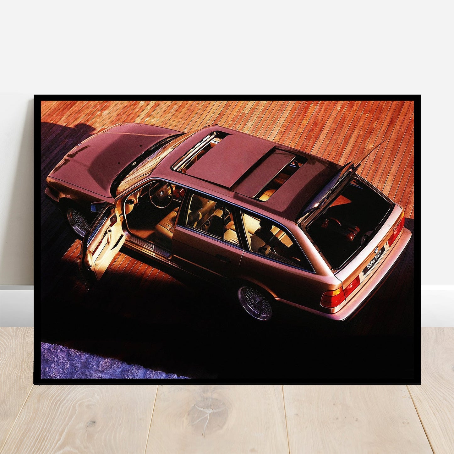 BMW E34 M5 Touring - Retro Car Prints