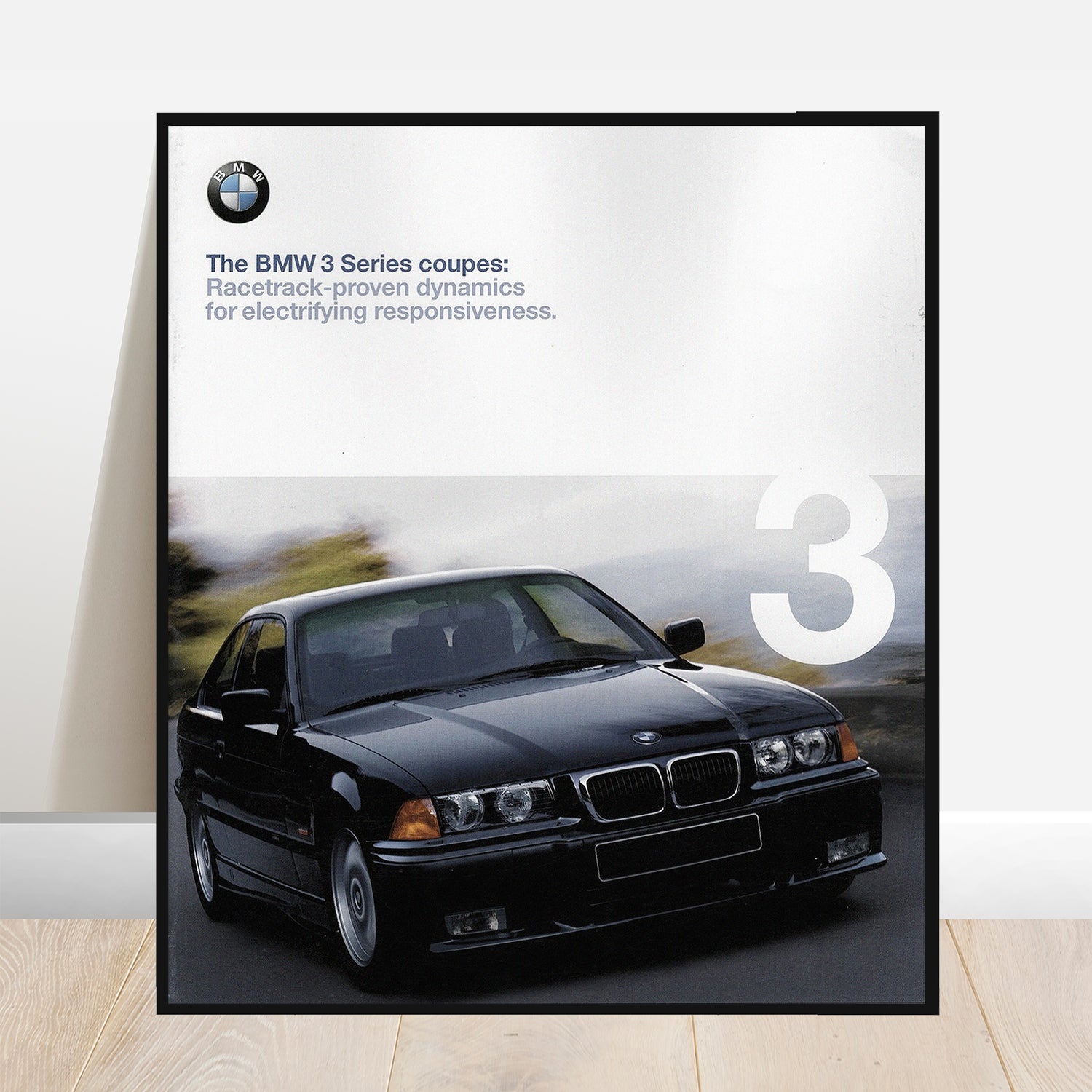 BMW E36 Coupe 3 - Retro Car Prints