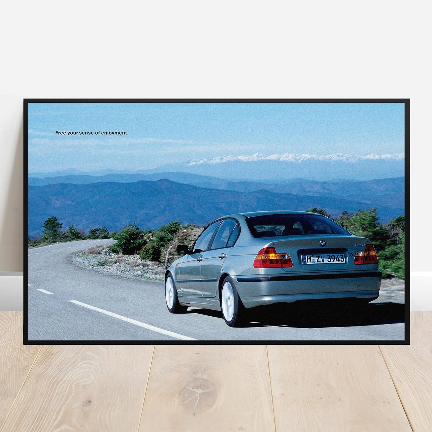 BMW E46 Free Your Sense - Retro Car Prints