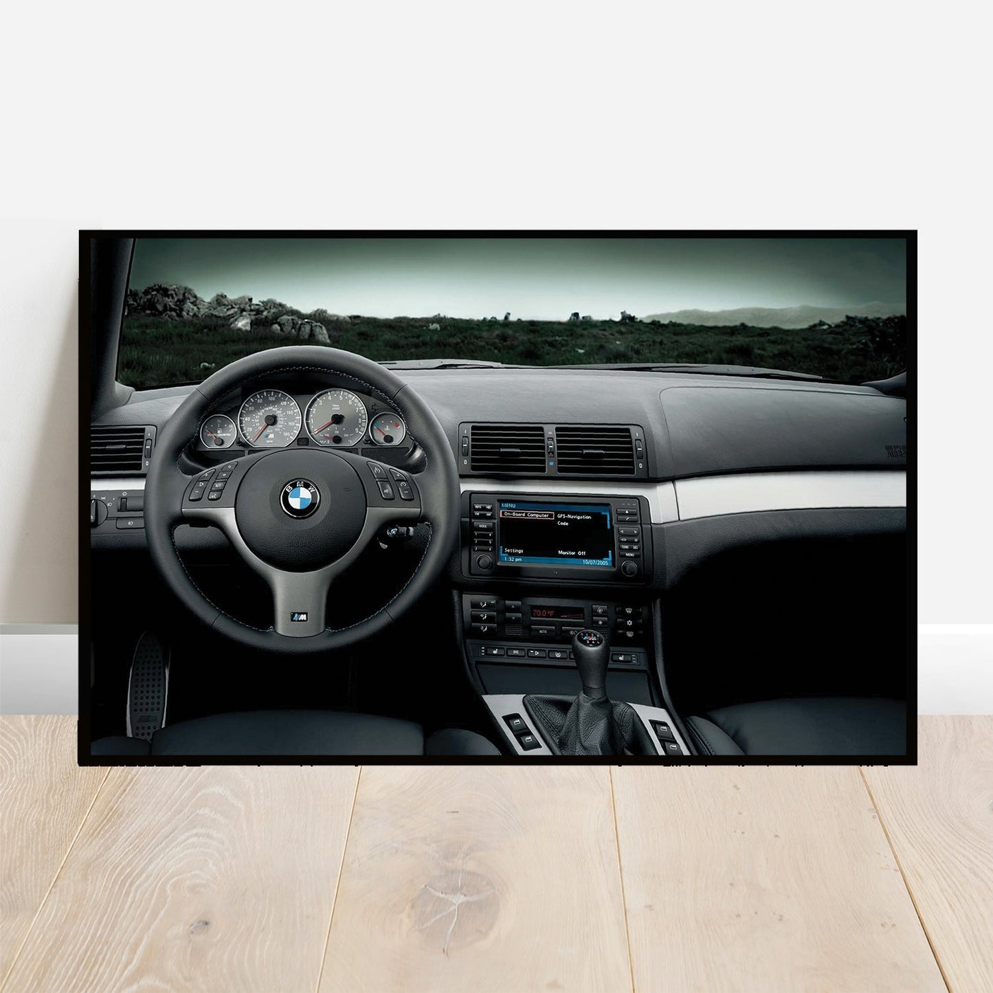 BMW E46 Interior - Retro Car Prints