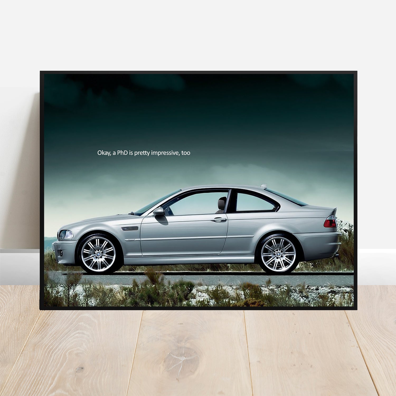 BMW E46 PhD - Retro Car Prints