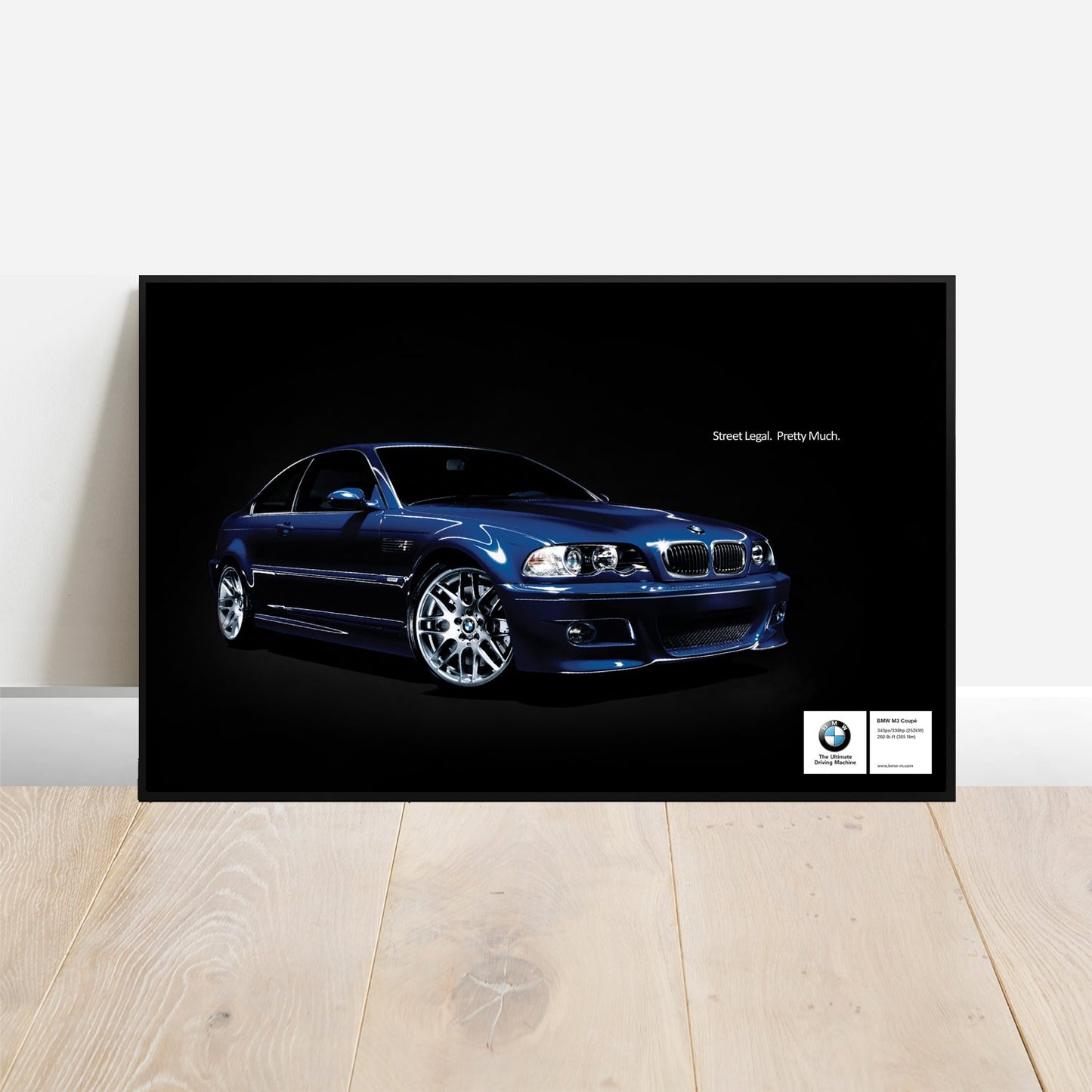 BMW E46 Street Legal - Retro Car Prints