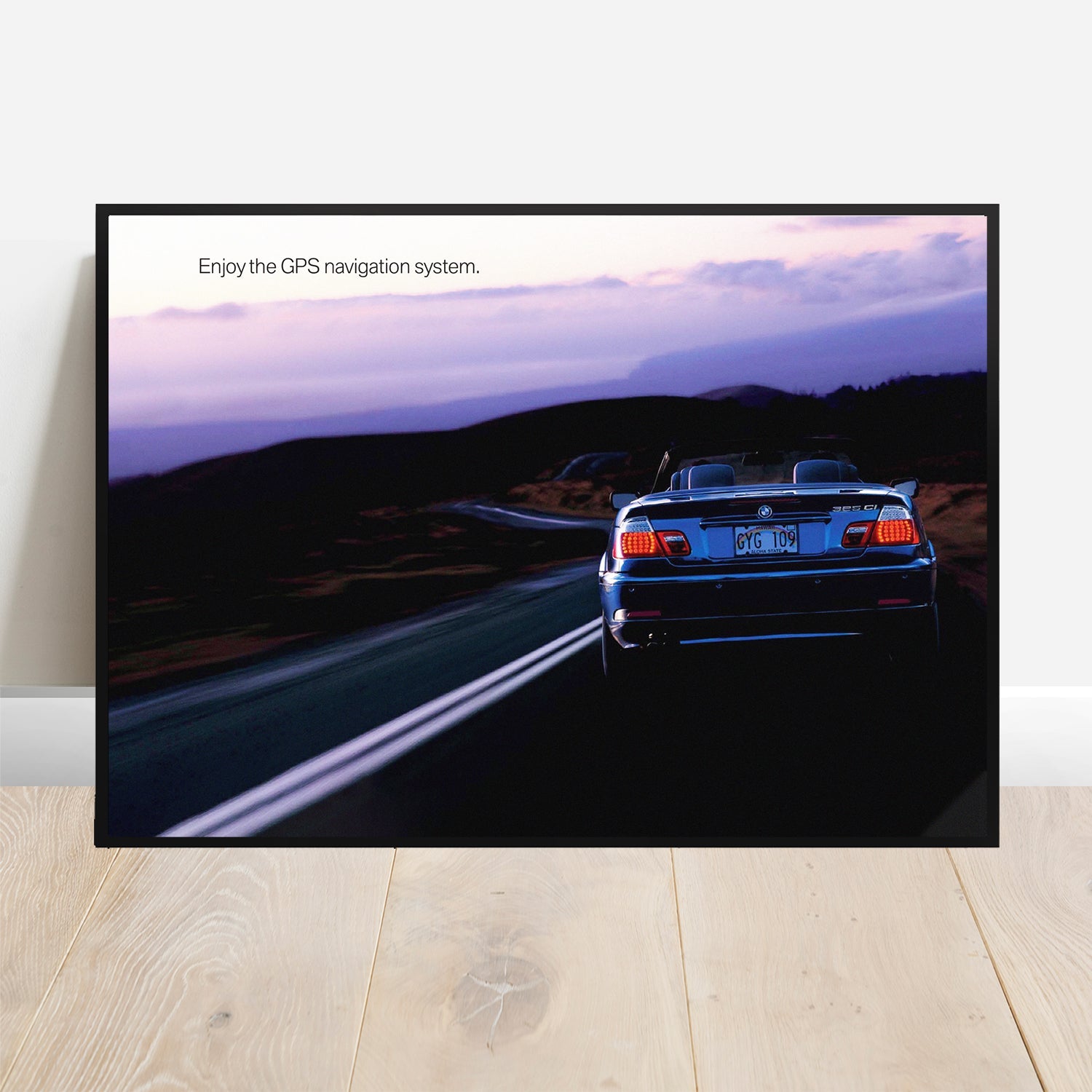 BMW E46 Touring Convertible - Retro Car Prints