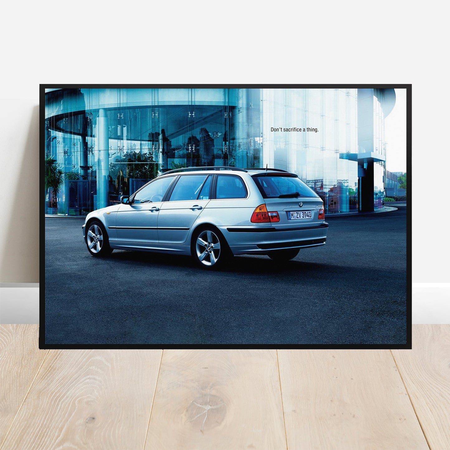 BMW E46 Touring Don't Sacrifice - Retro Car Prints