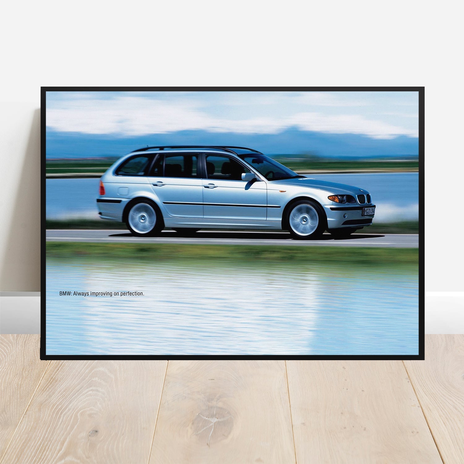 BMW E46 Touring Improving on Perfection - Retro Car Prints