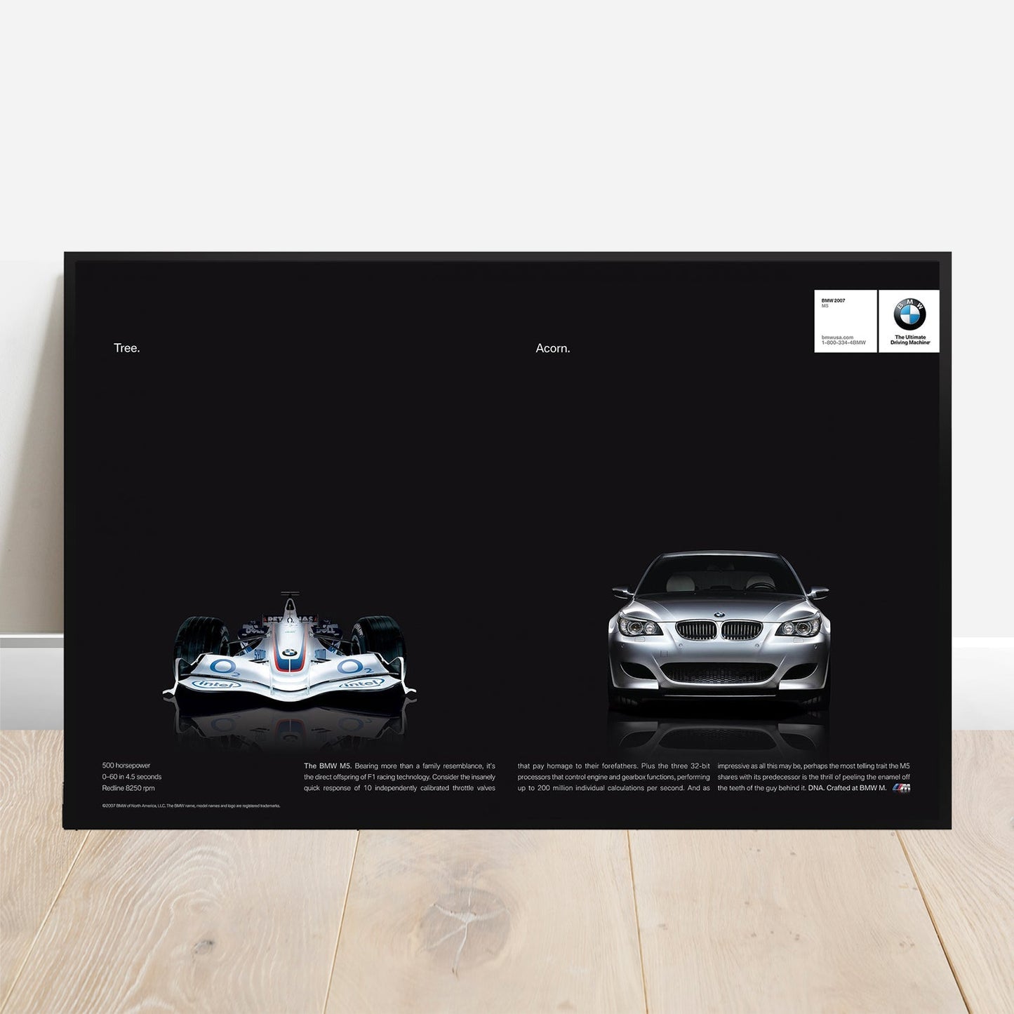 BMW E60 M5 F1 - Retro Car Prints