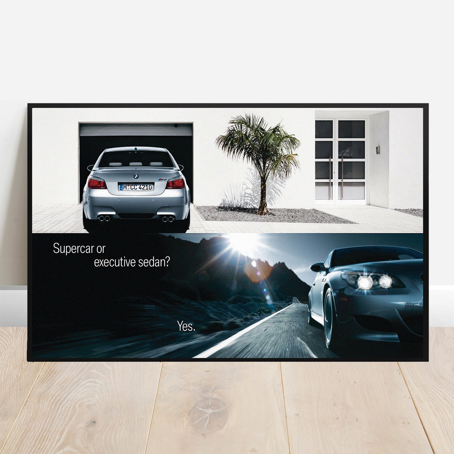 BMW E60 M5 Supercar - Retro Car Prints