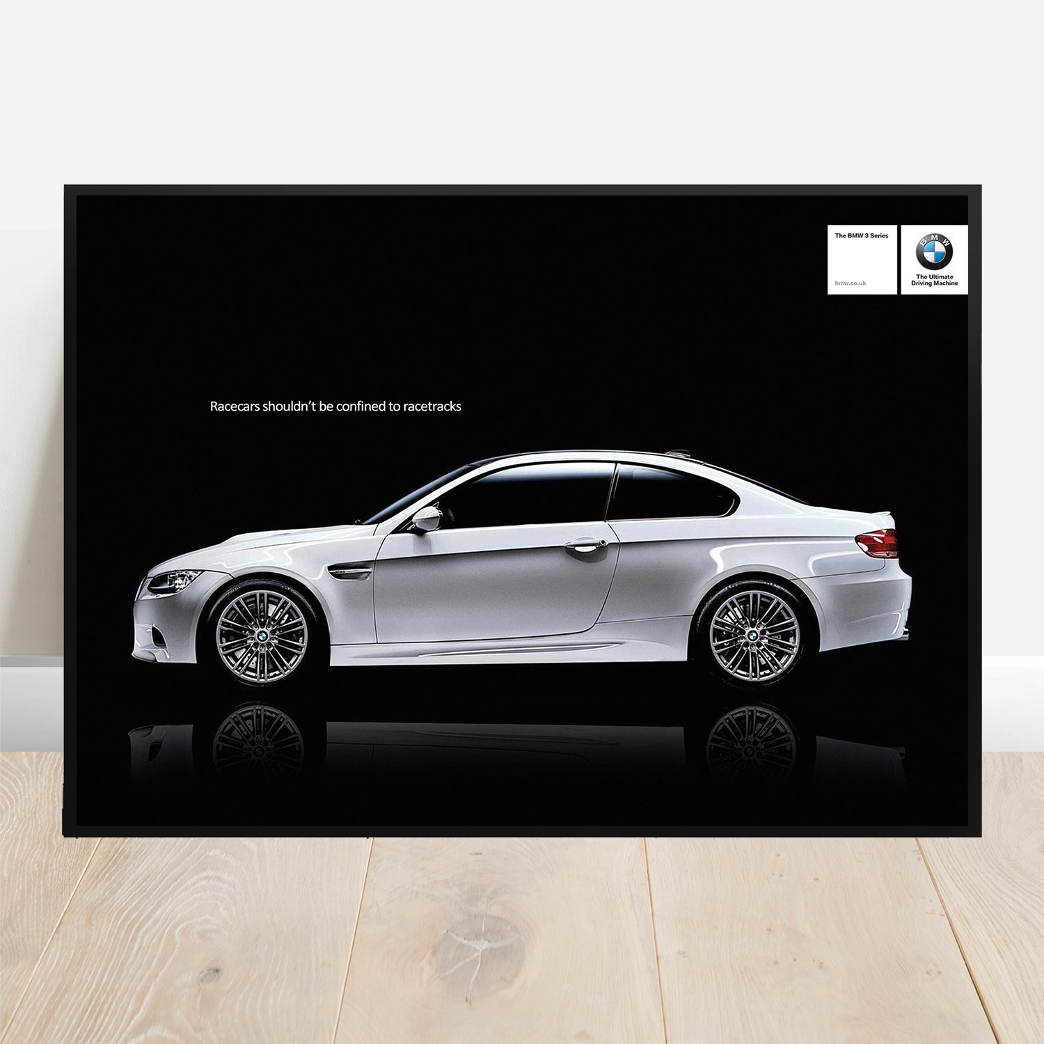 BMW E92 M3 Racecar - Retro Car Prints