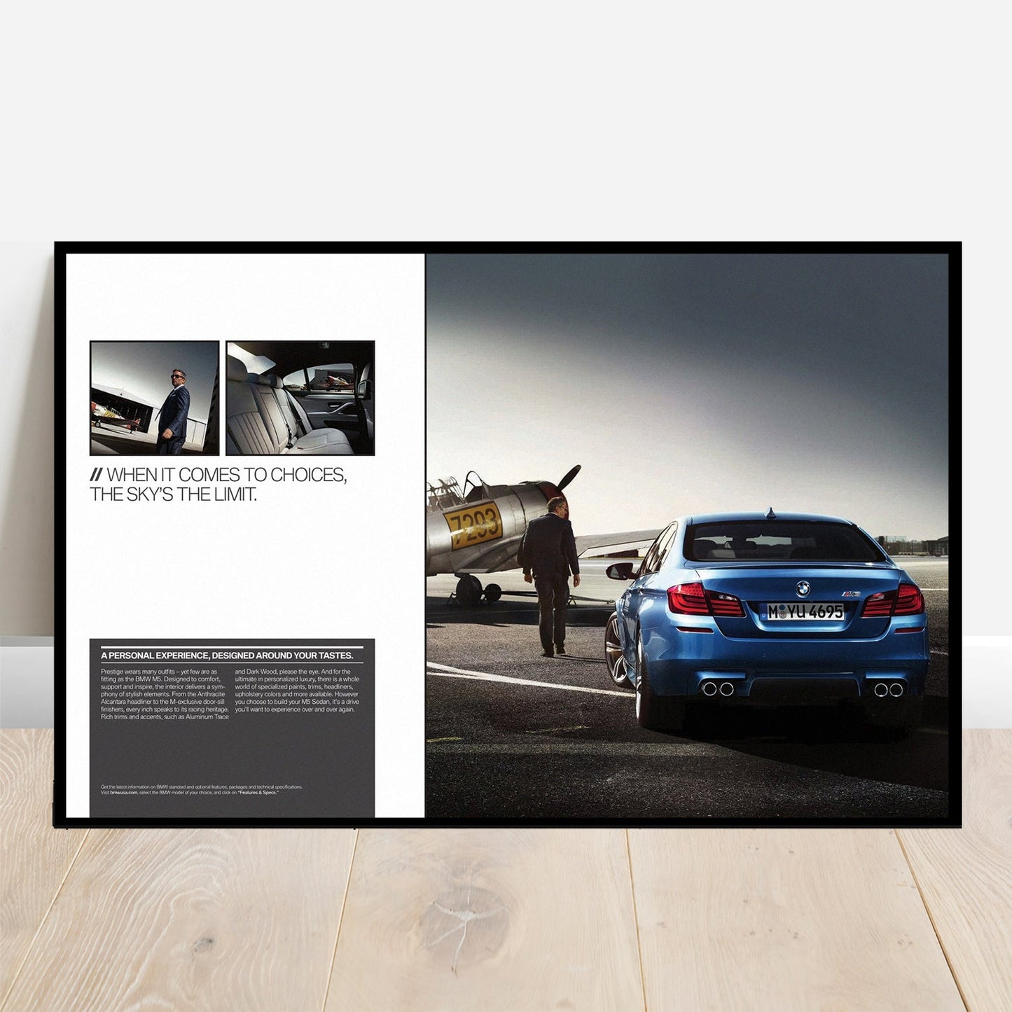 BMW F10 M5 Skies The Limit - Retro Car Prints