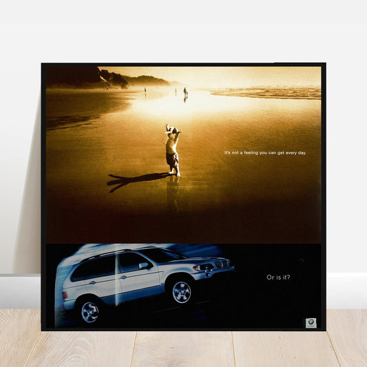 BMW X5 E53 Feeling Everyday - Retro Car Prints