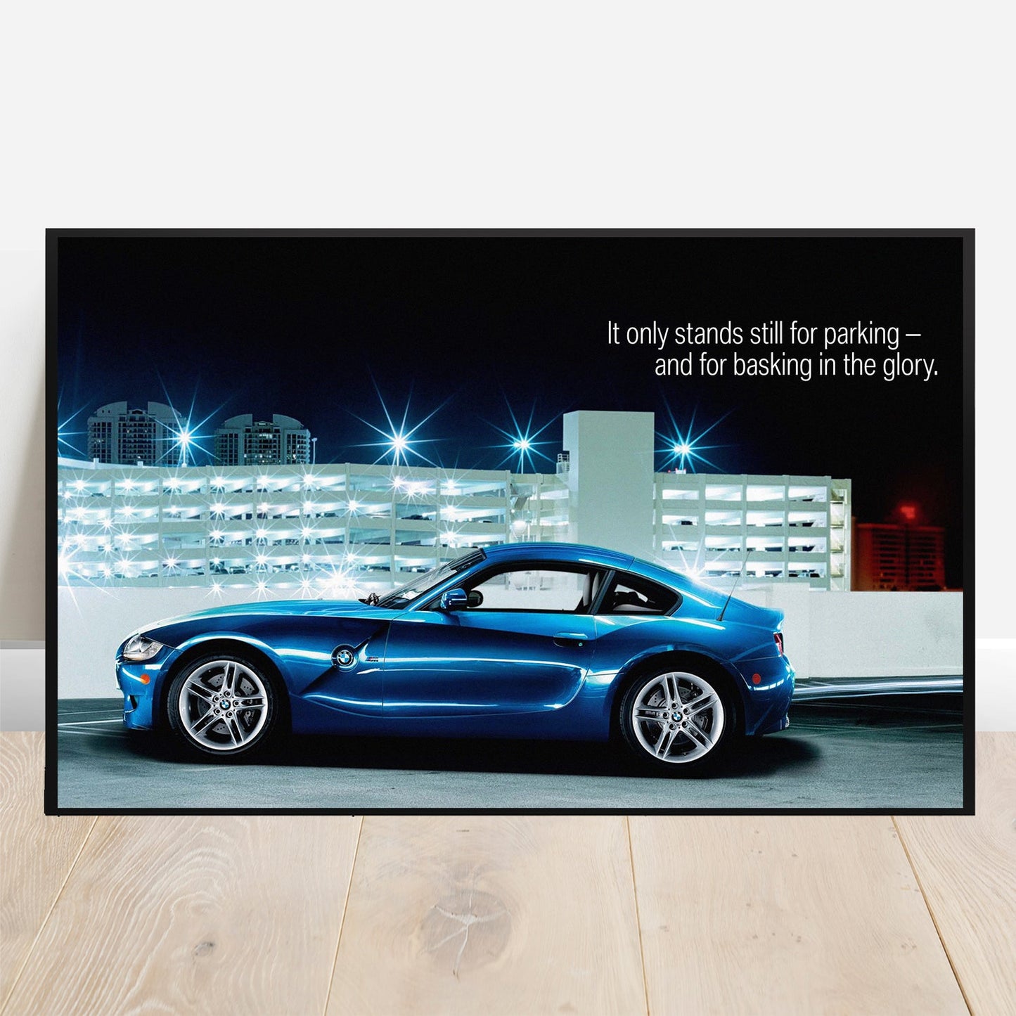 BMW Z4 Coupe Basking in Glory - Retro Car Prints