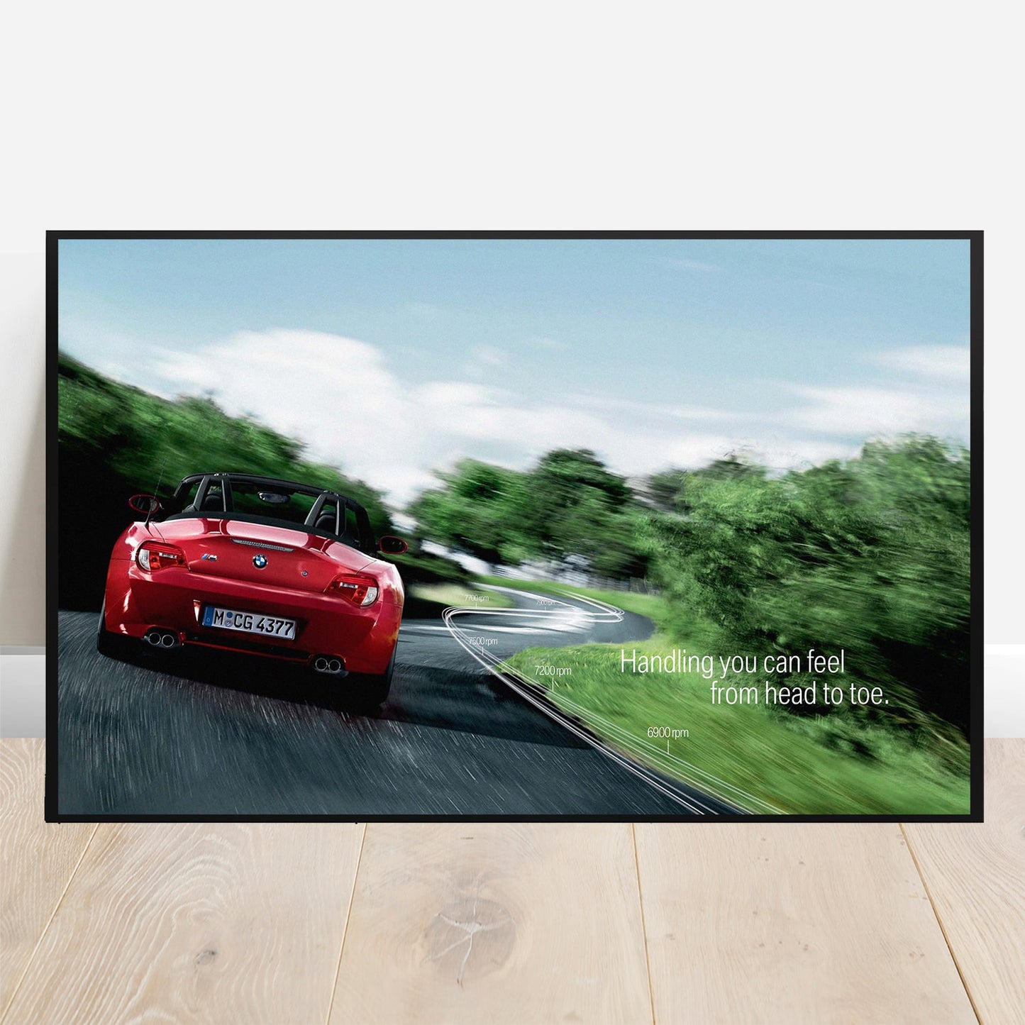 BMW Z4 Roadster Head to Toe - Retro Car Prints