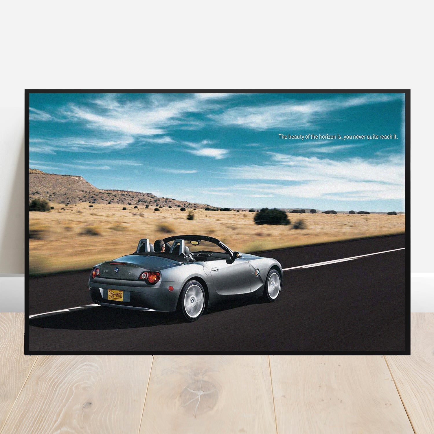 BMW Z4 Roadster Horizon - Retro Car Prints