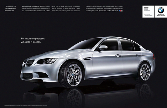 BMW E92 M3 Sedan Insurance