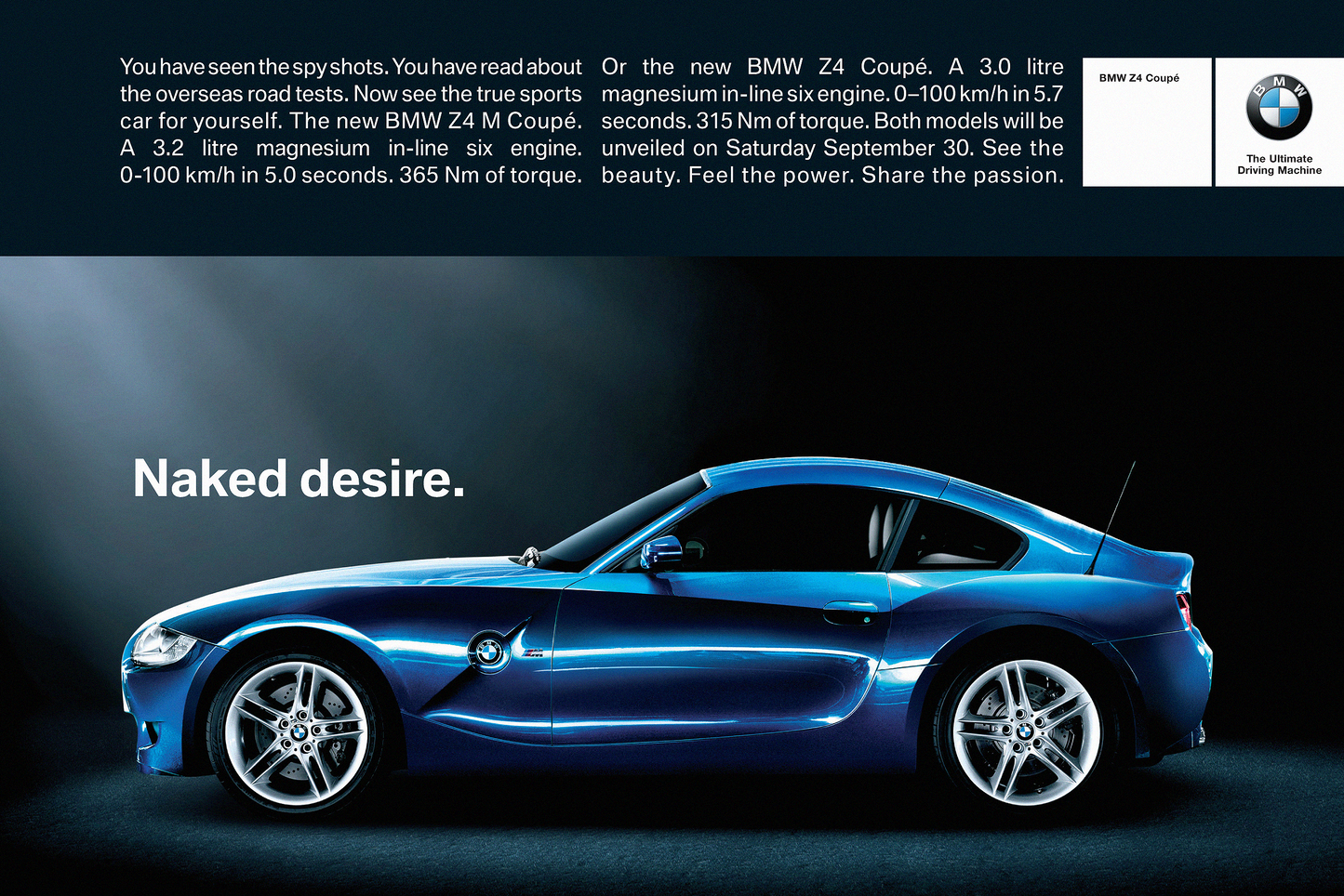 BMW Z4 Coupe Naked Desire