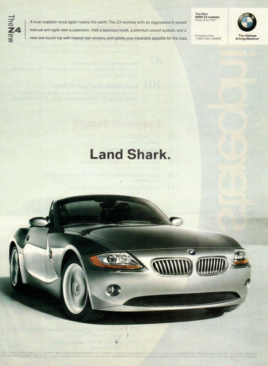 BMW Z4 Roadster Land Shark Portrait